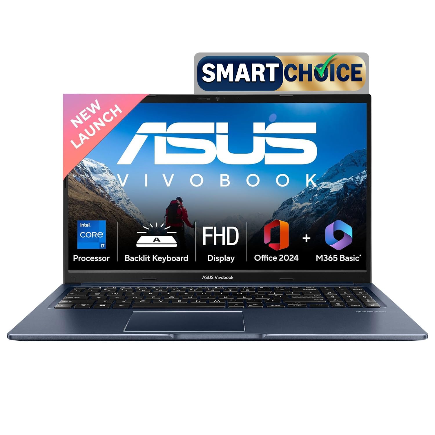 ASUS Vivobook 15,13th Gen,Intel Core i7-13620H(Intel UHD iGPU/16GB